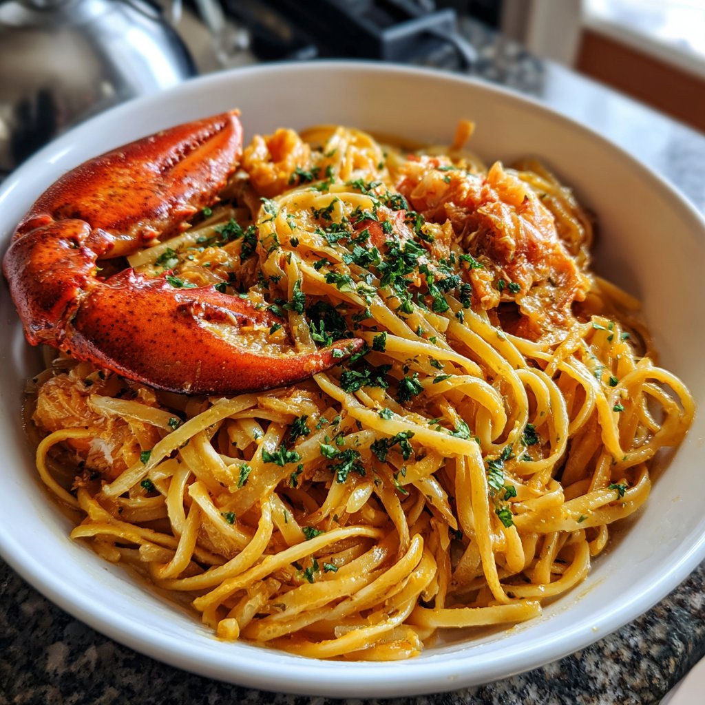 Restaurant Style Lobster Pasta