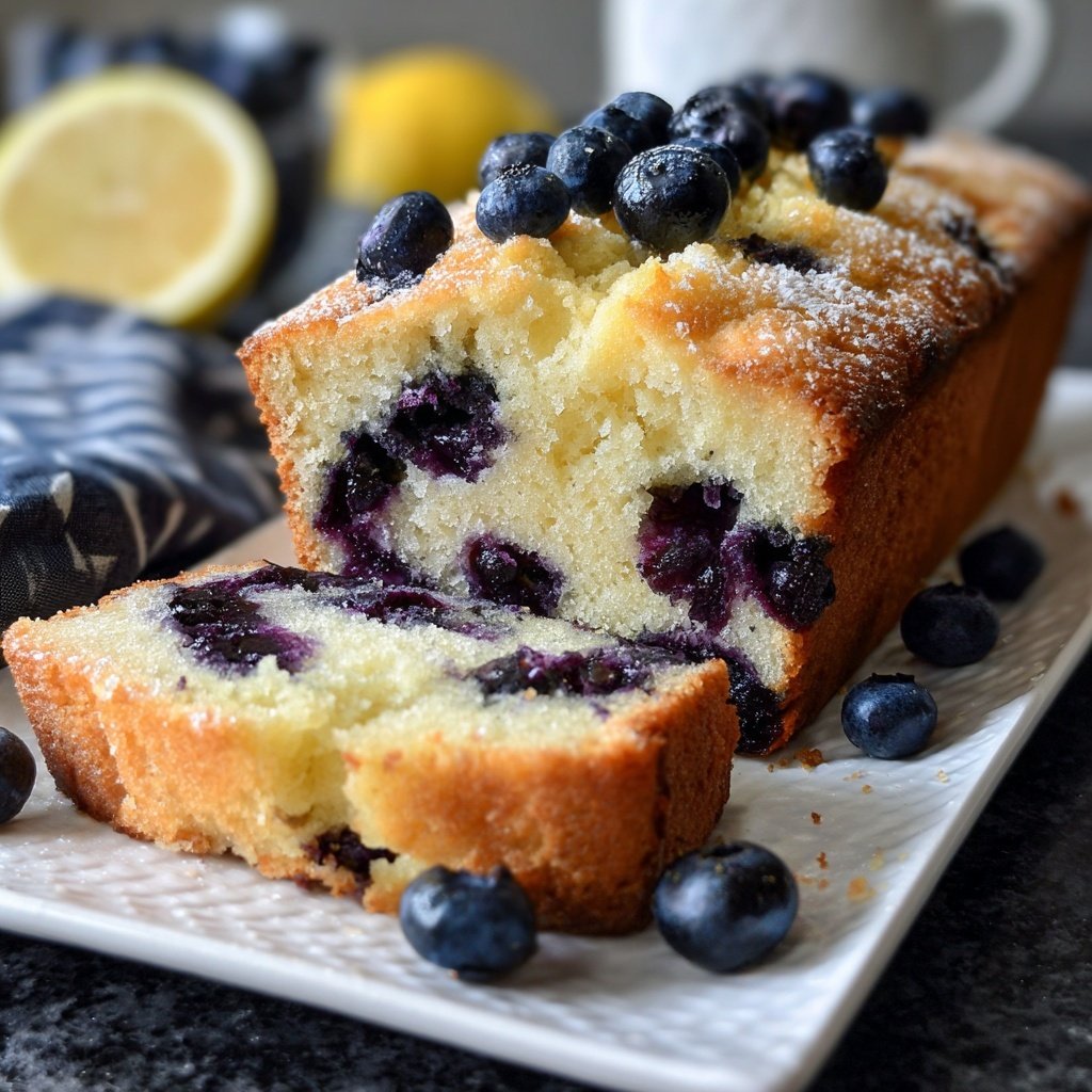 Blueberry Lemon Pound Cake