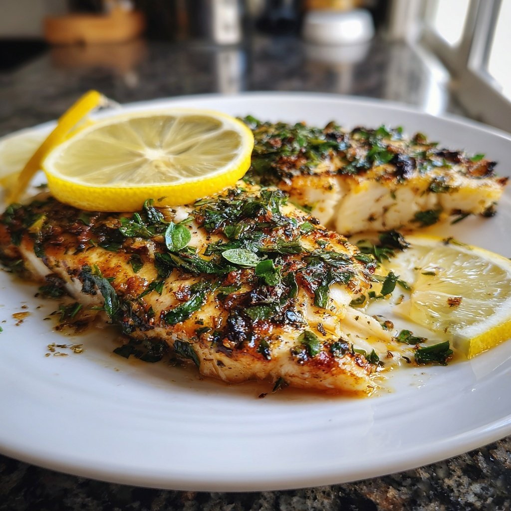 Healthy & Light Lemon Grilled Fish Plate