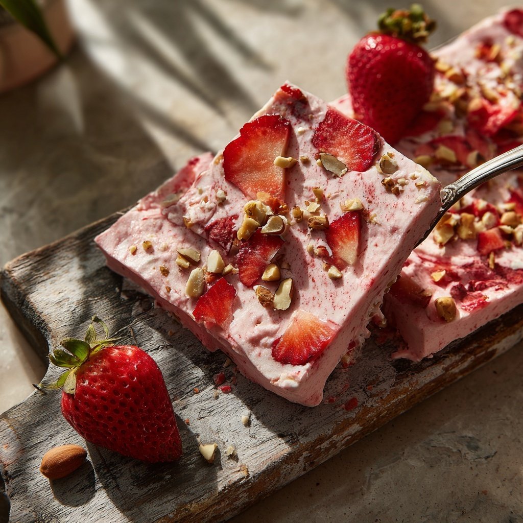 Strawberry Yogurt Frozen Bark