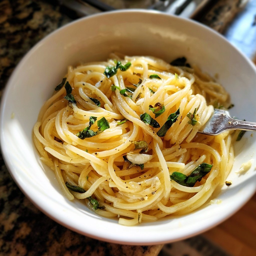 Quick & Easy 15-Minute Garlic Pasta