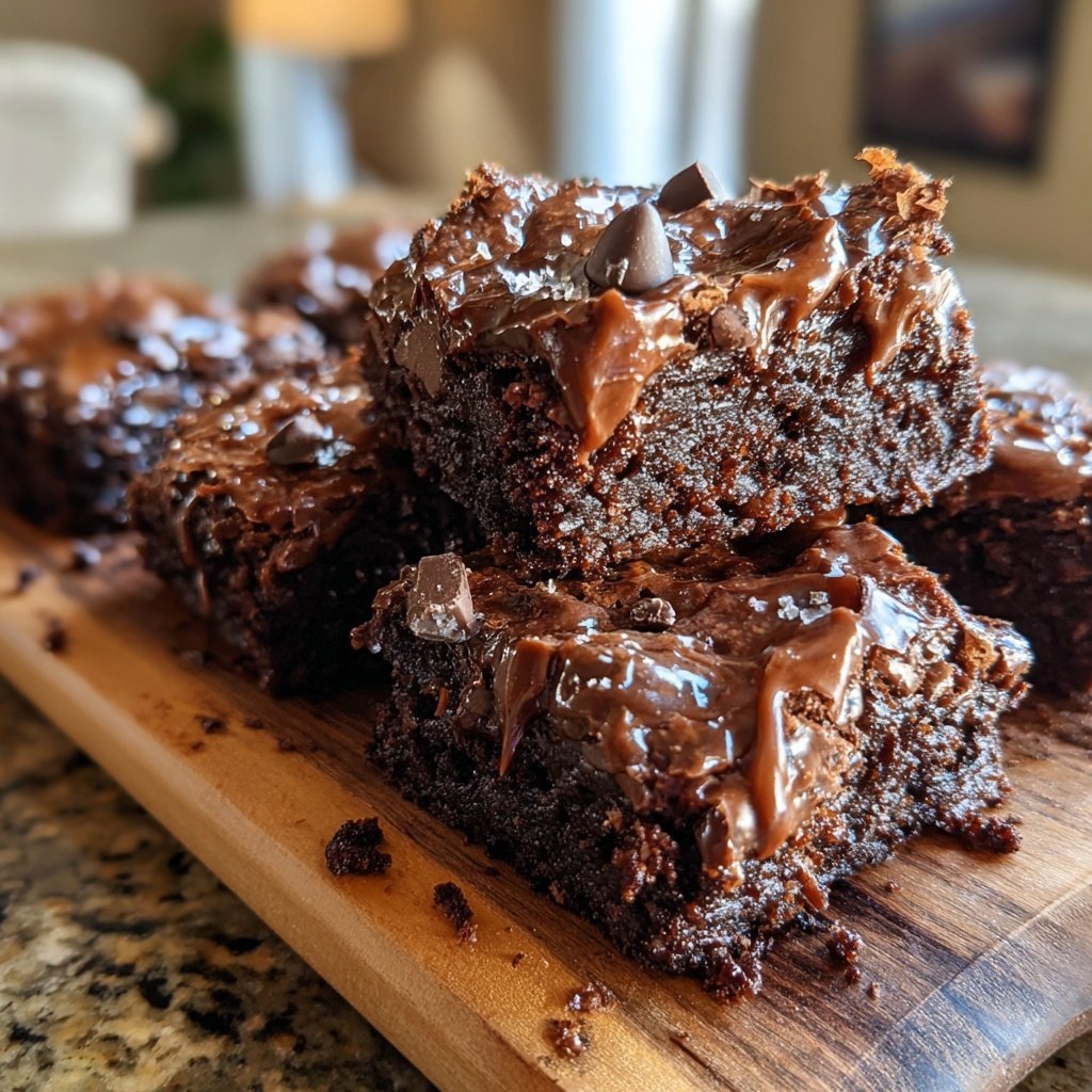 Brownie Mix Double Fudge Bars