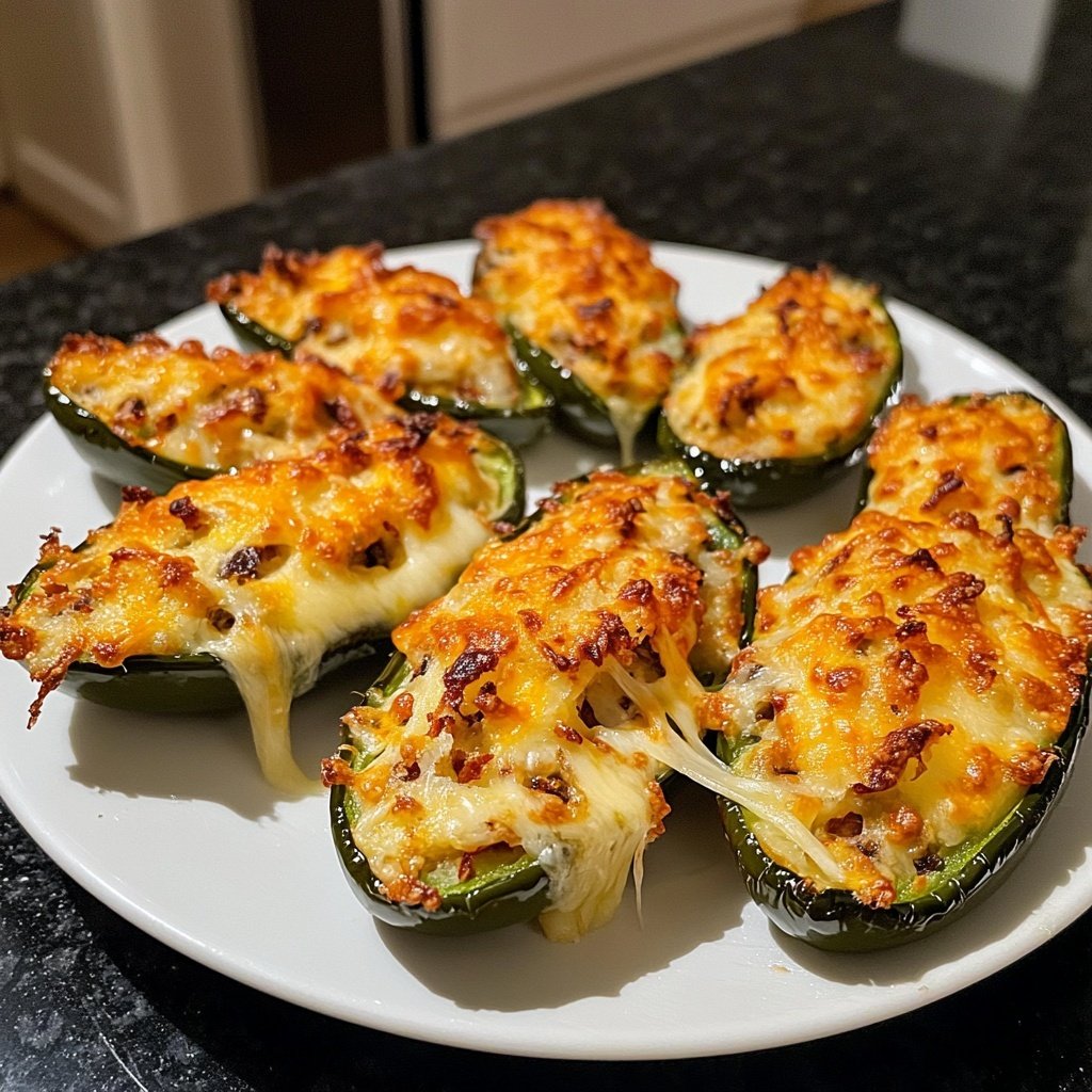 Jalapeno Poppers with Smoked Cheese