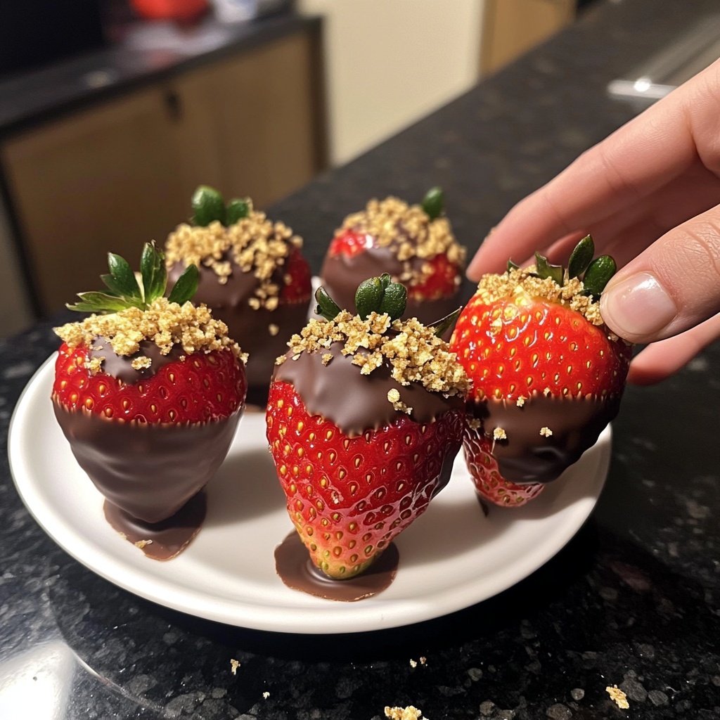 Chocolate Strawberries for Valentines