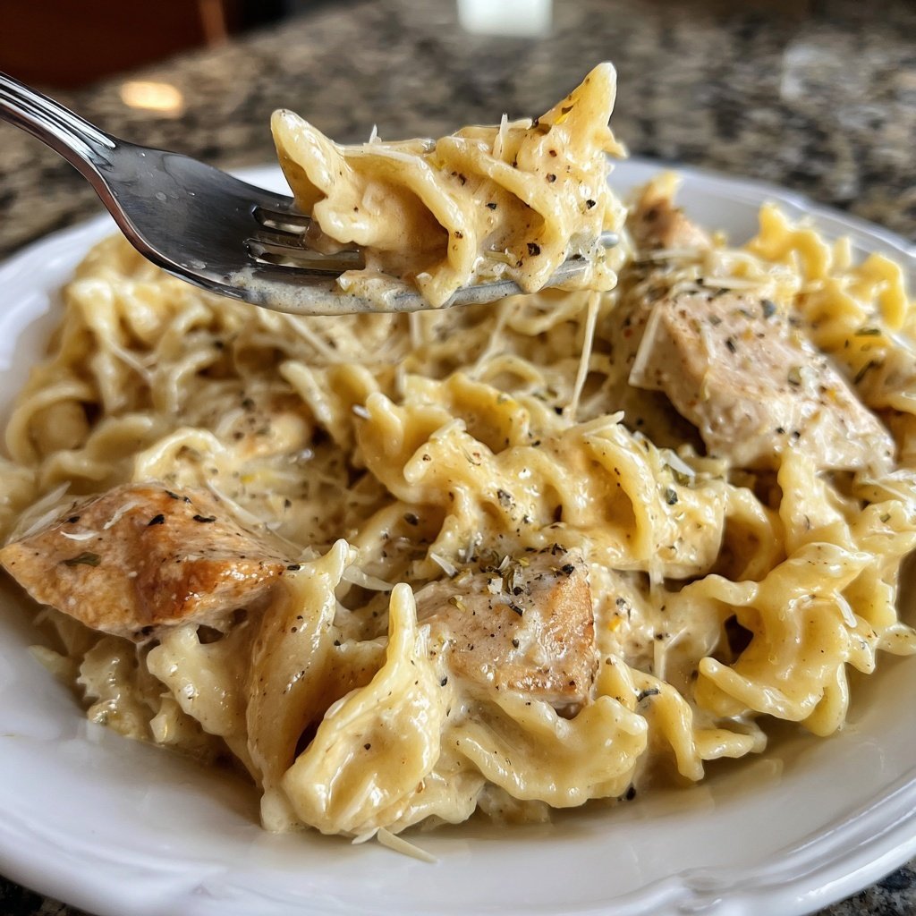 Creamy Garlic Parmesan Chicken Pasta